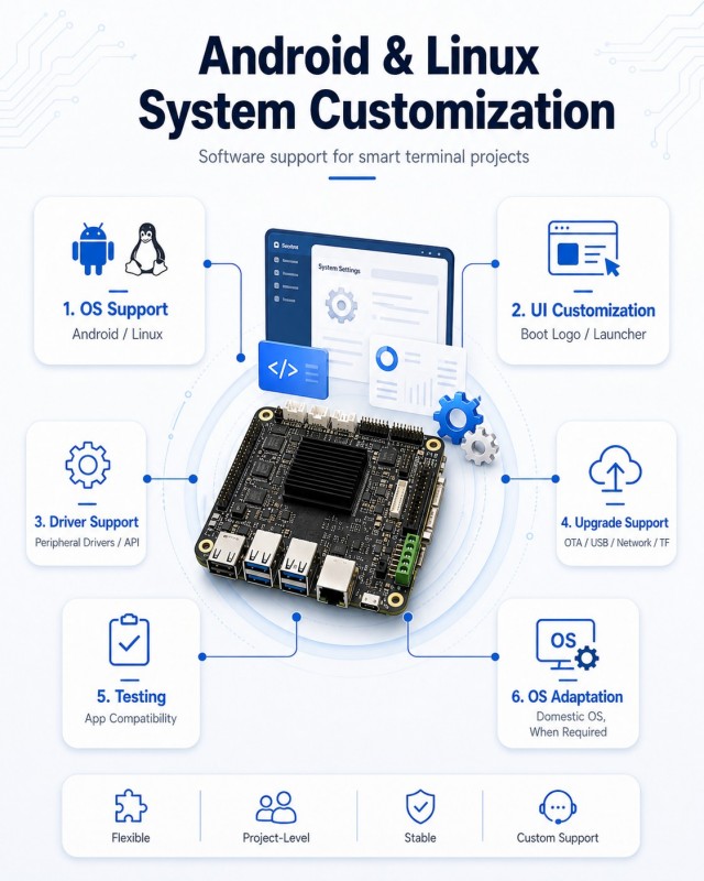 android and linux system customization support